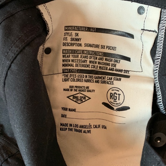 Rogue Territory lightweight black selvedge denim - Picture 7 of 7